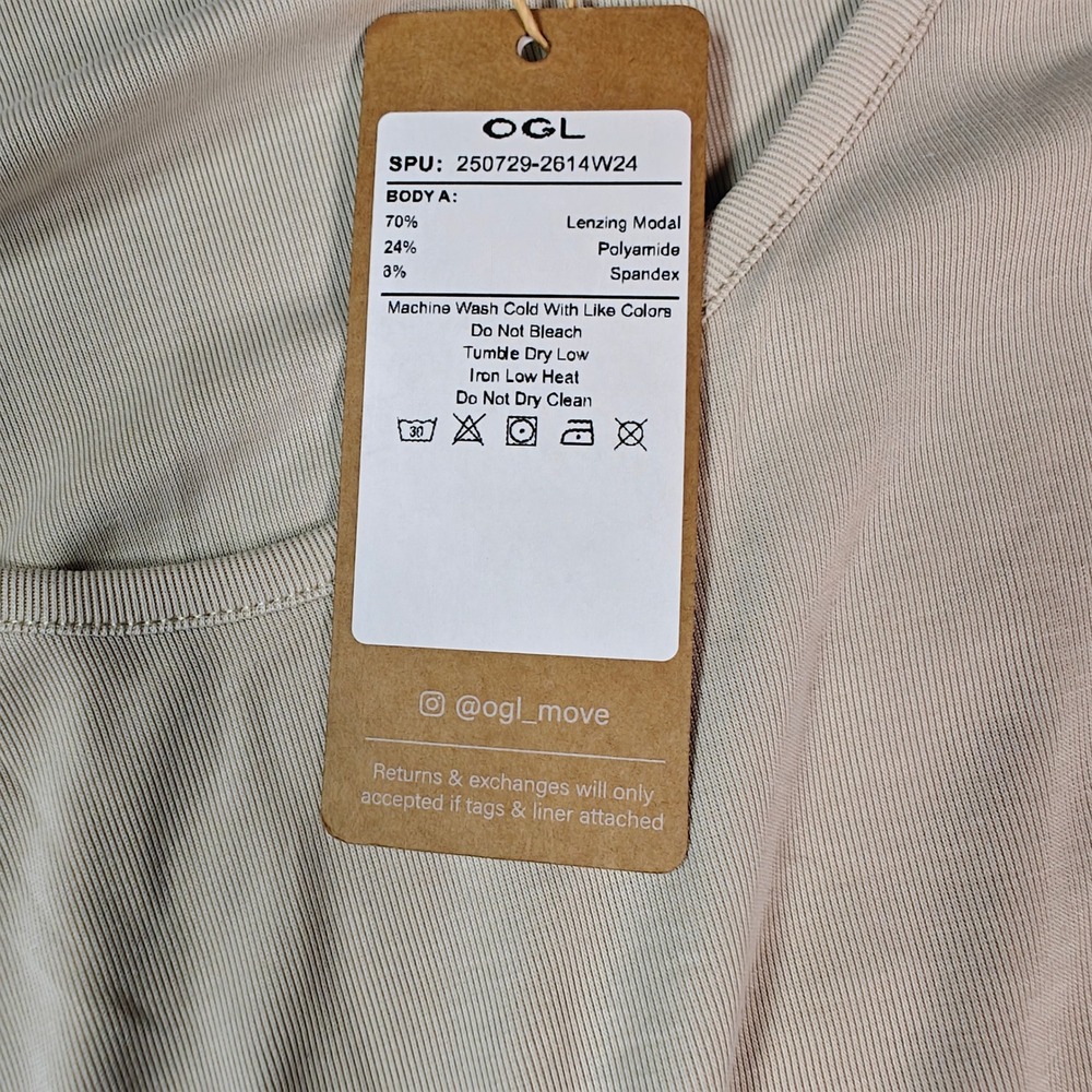 OGL Scoop Neck Short Sleeve Tucked Tee Small - Picture 7 of 10